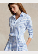 Robe-chemise à pans en coton rayé Ralph Lauren