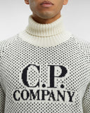 Wool Jacquard Roll Neck Knit C.P. Company