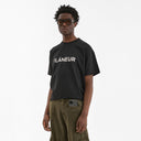 Printed Logo T-Shirt Black flâneur