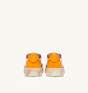 BASKET MEDALIST LOW SUPER VINTAGE EN CUIR BLANC, ROSE ET ORANGE
