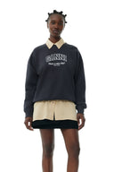 SWEAT-SHIRT DARK GREY ISOLI OVERSIZED Ganni