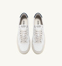 BASKET MEDALIST LOW EN DAIM ET CUIR BLANC ET BLEU Autry