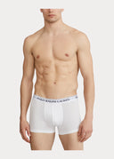 3 slips-boxers classiques coton stretch Ralph Lauren