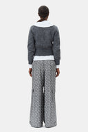 Pantalon Grey Jacquard Cargo