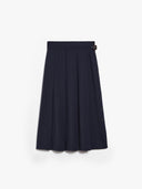 Jupe en gabardine de laine technique Max Mara Marine