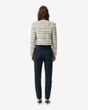 MIORA MULTICOLORED TWEED JACKET iro