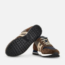 Sneakers Hogan H383 Marron Beige Bleu