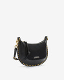 SAC PORTÉ ÉPAULE EN CUIR ET COTON OSKAN MOON Marant Etoile