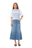 GILET BLUE COTTON ROPE Ganni