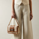 Hogan H-Bag Crossbody Bag Brown Ivory
