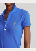 Polo cintré en coton stretch Ralph Lauren