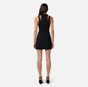 Mini-robe en crêpe stretch avec rabats elisabetta franchi