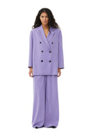 BLAZER PURPLE LIGHT OVERSIZED Ganni