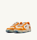 BASKET MEDALIST LOW SUPER VINTAGE EN CUIR BLANC, ORANGE ET BLEU