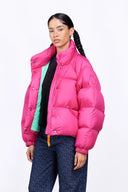 Doudoune courte bouffante Emmanuelle Magenta Gertrude & Gaston