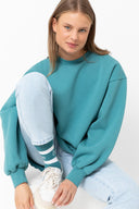Ulla Oversized Sweatshirt | North Sea Blue