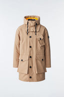 HARLEM Parka en Bonded Tech et en duvet avec capuchon Mackage
