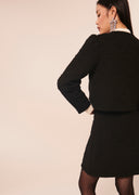 Valda black tweed jacket Tara Jarmon