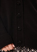 Giuletta black vest in wool Tara Jarmon