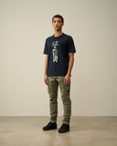 MERCERIZED JERSEY TWISTED BRITISH SAILOR T-SHIRT  C.P. Company
