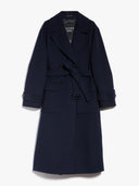 Trench en drap de laine Max Mara Marine