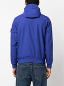 veste Stone Island Q0122 SOFT SHELL-R_E.DYE® TECHNOLOGY IN RECYCLED POLYESTER Bright Blue