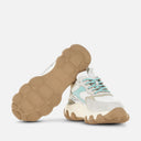 Sneakers Hogan Hyperactive Blanc Bleu Ciel Jaune