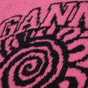 GANNI PULL GRAPHIQUE À COL ROND FLEUR