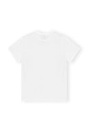 T-SHIRT WHITE RELAXED BANANA Ganni