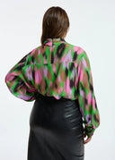 Top abstrait à encolure haute Essentiel