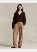 Pull polo torsadé laine-cachemire Ralph Lauren