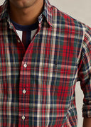 Chemise Oxford ajustée écossaise Ralph Lauren