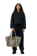 VESTE BLACK SHORT QUILT Ganni