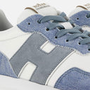 Sneakers Hogan H641 Blanc Bleu Ciel