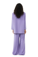 BLAZER PURPLE LIGHT OVERSIZED Ganni