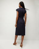 ROBE À FINES RAYURES ATHENE veronica beard