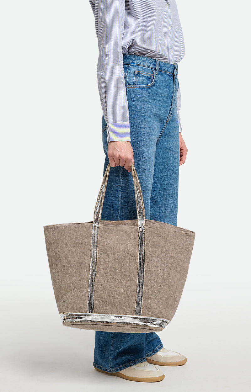 Denim Sac Vanessa Bruno Xl LINEN XL CABAS TOTE VANESSA BRUNO— HENIN