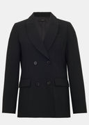 Valentia black jacket in cold wool Tara Jarmon