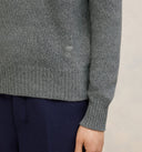 Pull Col Rond Avec Broderie Ami De Coeur ton-sur-ton AMI