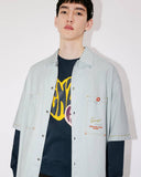 CHEMISE HAWAÏENNE EN DENIM kenzo