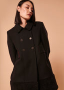 Mirko black pea coat Tara Jarmon