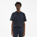Atelier T-shirt Sleeve Emblem Navy flâneur
