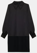 Ravel black satin dress Tara Jarmon