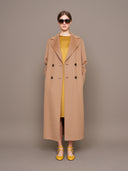 Manteau à double boutonnage en laine  Max Mara