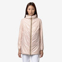 SOPHIE PLUS.2 RÉVERSIBLE BEIGE LT-ROSE K-Way