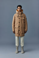 HARLEM Parka en Bonded Tech et en duvet avec capuchon Mackage