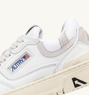 BASKET CLC EN CUIR BLANC Autry