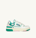 BASKET CLC EN CUIR BLANC, VERT ET ROSE Autry