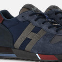Sneakers Hogan H383 Bleu Gris Bordeaux