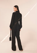 Catalina black crepe jumpsuit Tara Jarmon
